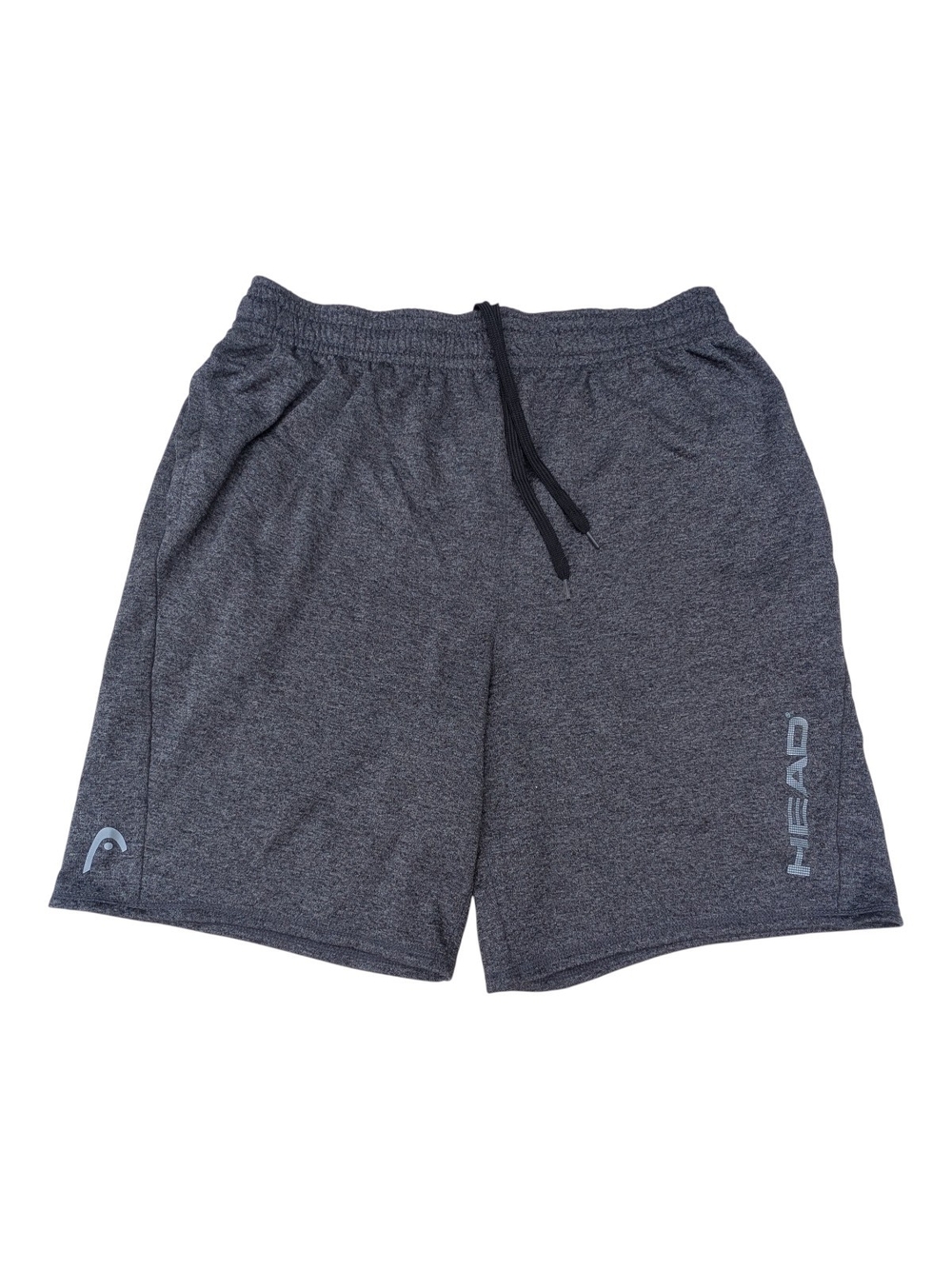 Head Athletic Shorts Men's Large Gray Heather Drawstring Pockets Tennis Gym